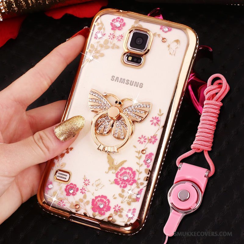 Etui Samsung Galaxy S4 Strass Lyserød Telefon, Cover Samsung Galaxy S4 Beskyttelse