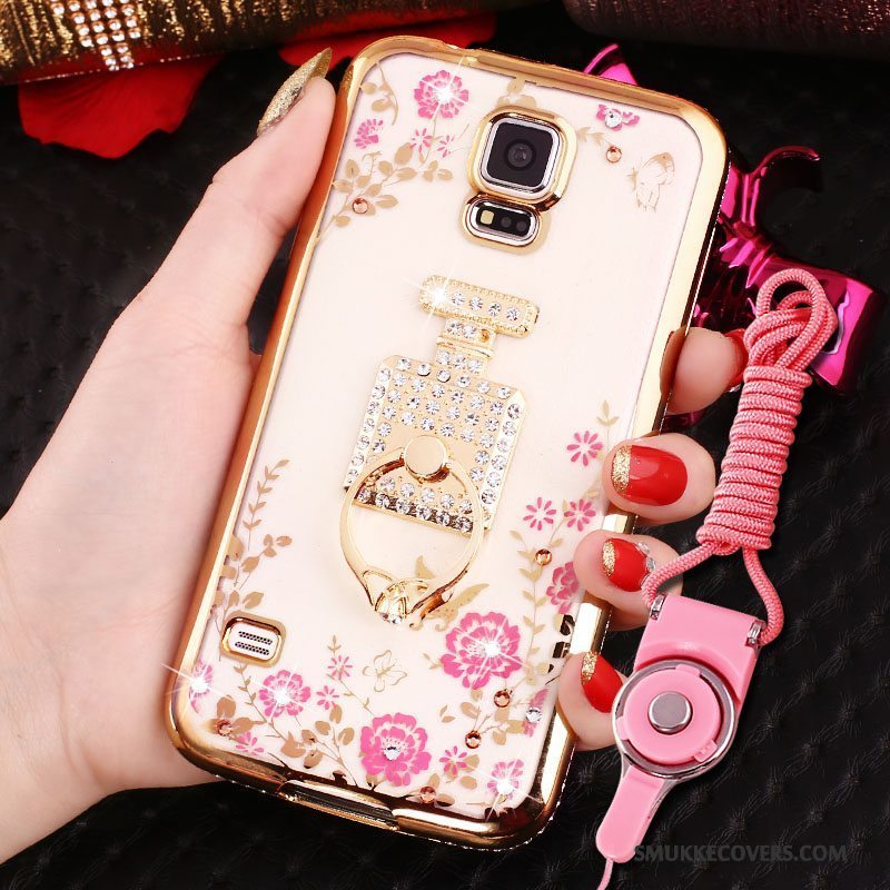 Etui Samsung Galaxy S4 Strass Lyserød Telefon, Cover Samsung Galaxy S4 Beskyttelse