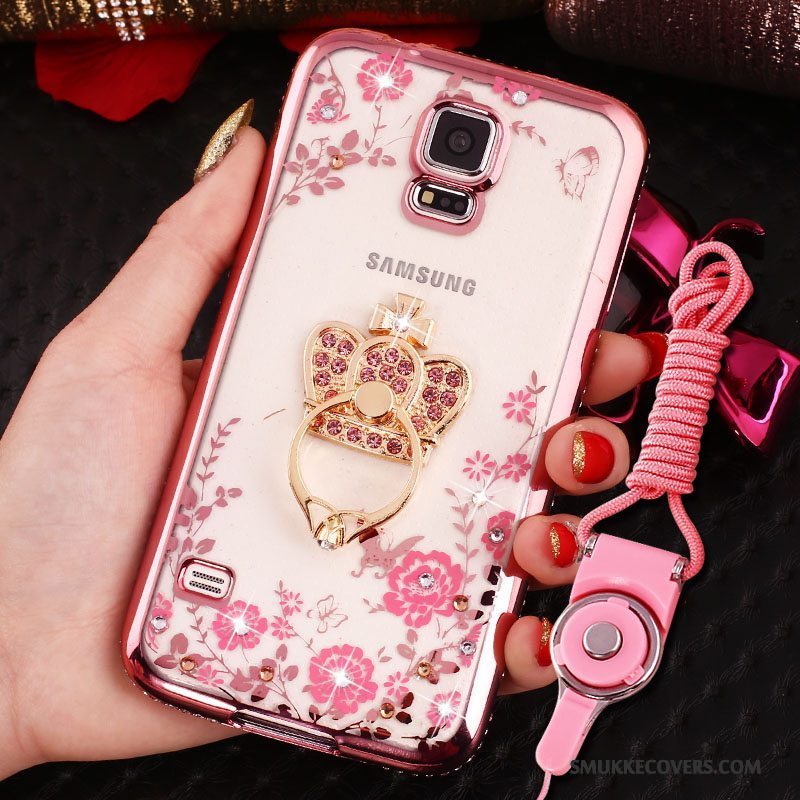 Etui Samsung Galaxy S4 Strass Lyserød Telefon, Cover Samsung Galaxy S4 Beskyttelse