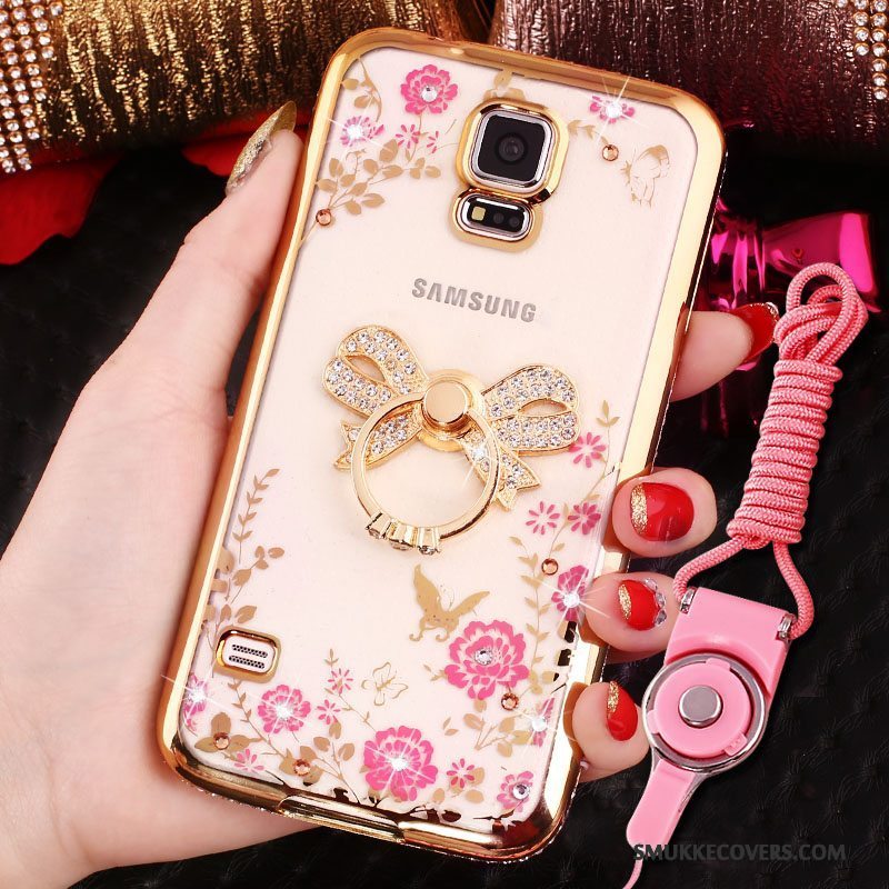 Etui Samsung Galaxy S4 Strass Lyserød Telefon, Cover Samsung Galaxy S4 Beskyttelse