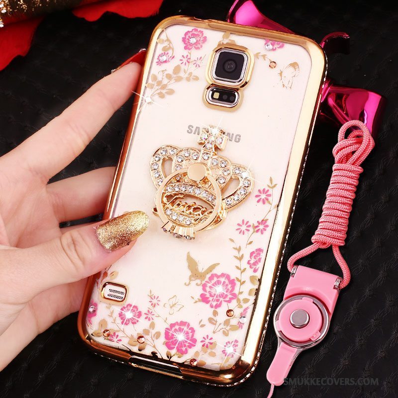 Etui Samsung Galaxy S4 Strass Lyserød Telefon, Cover Samsung Galaxy S4 Beskyttelse