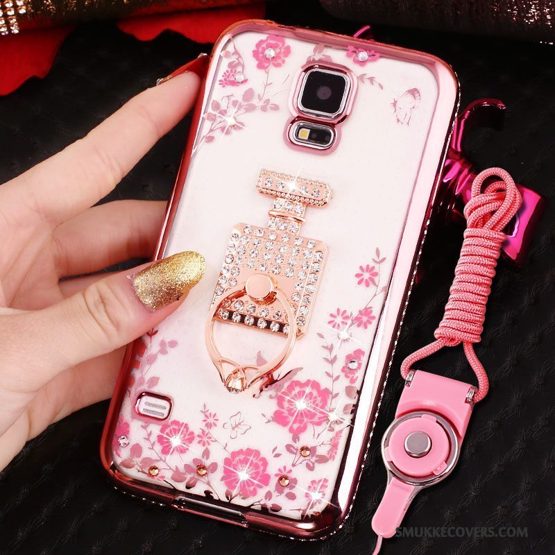 Etui Samsung Galaxy S4 Strass Lyserød Telefon, Cover Samsung Galaxy S4 Beskyttelse