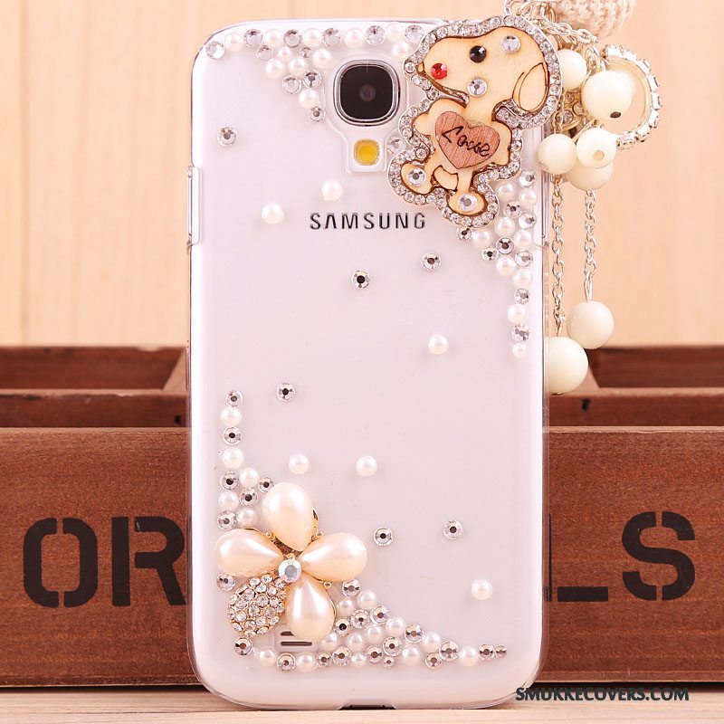 Etui Samsung Galaxy S4 Strass Ny Guld, Cover Samsung Galaxy S4 Beskyttelse Trend Telefon