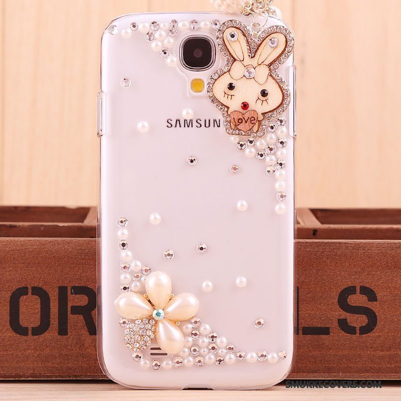 Etui Samsung Galaxy S4 Strass Ny Guld, Cover Samsung Galaxy S4 Beskyttelse Trend Telefon