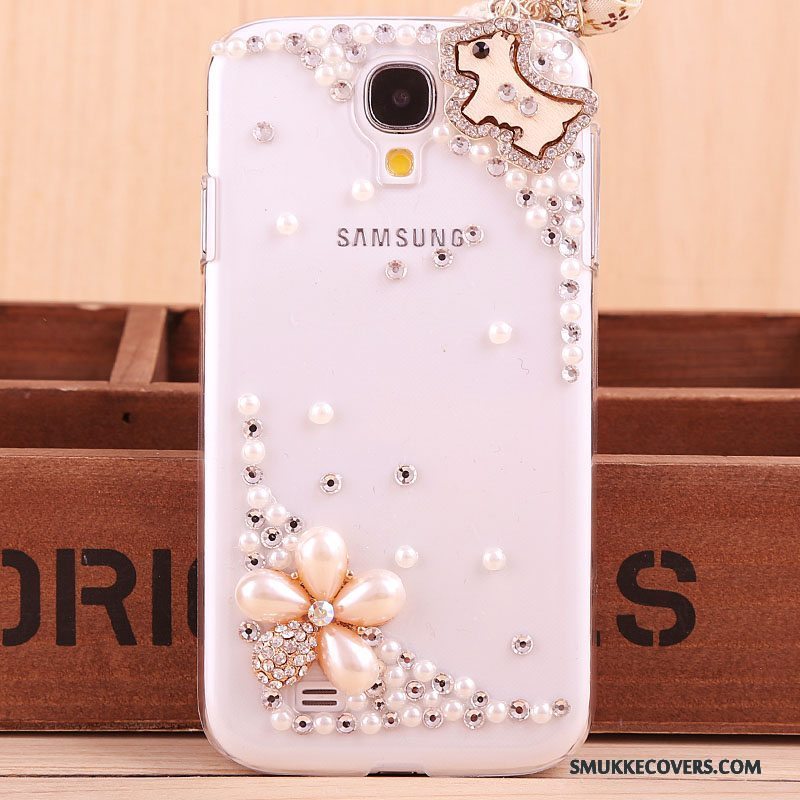 Etui Samsung Galaxy S4 Strass Ny Guld, Cover Samsung Galaxy S4 Beskyttelse Trend Telefon