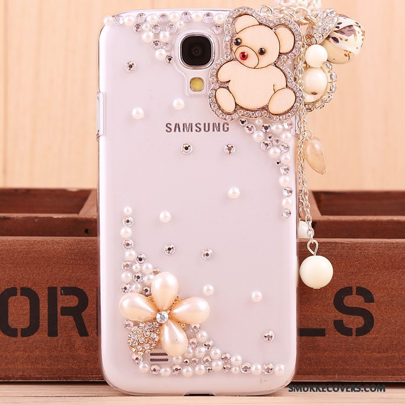 Etui Samsung Galaxy S4 Strass Ny Guld, Cover Samsung Galaxy S4 Beskyttelse Trend Telefon