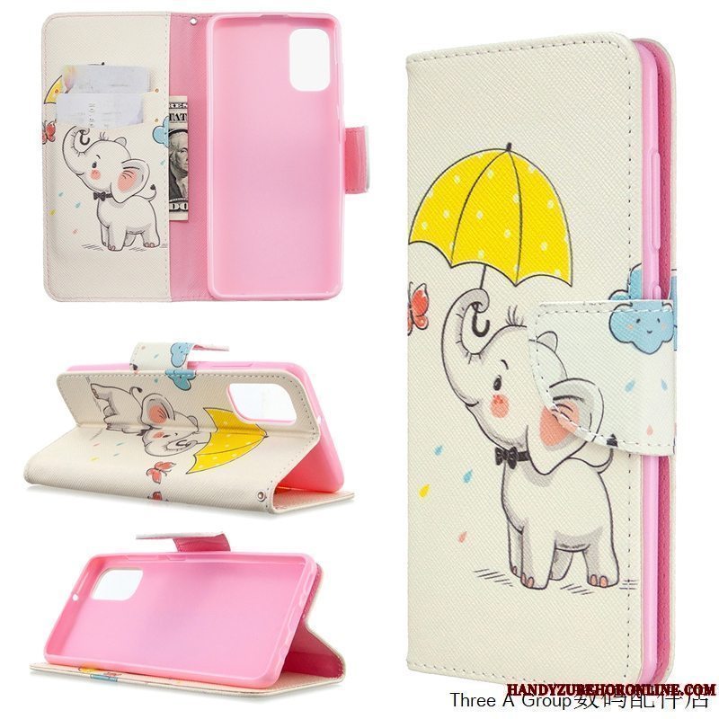 Etui Samsung Galaxy S41 Cartoon Smuk Telefon, Cover Samsung Galaxy S41 Beskyttelse Bjørn Hvid
