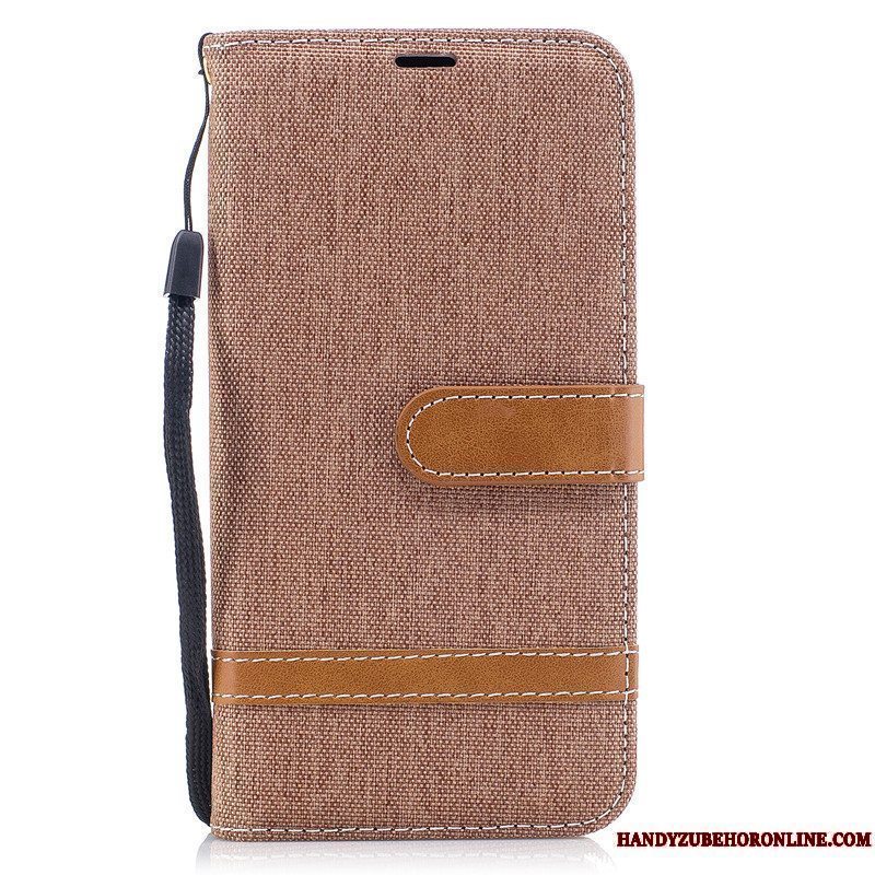 Etui Samsung Galaxy S41 Læder Rød Trend, Cover Samsung Galaxy S41 Folio Ny Kort