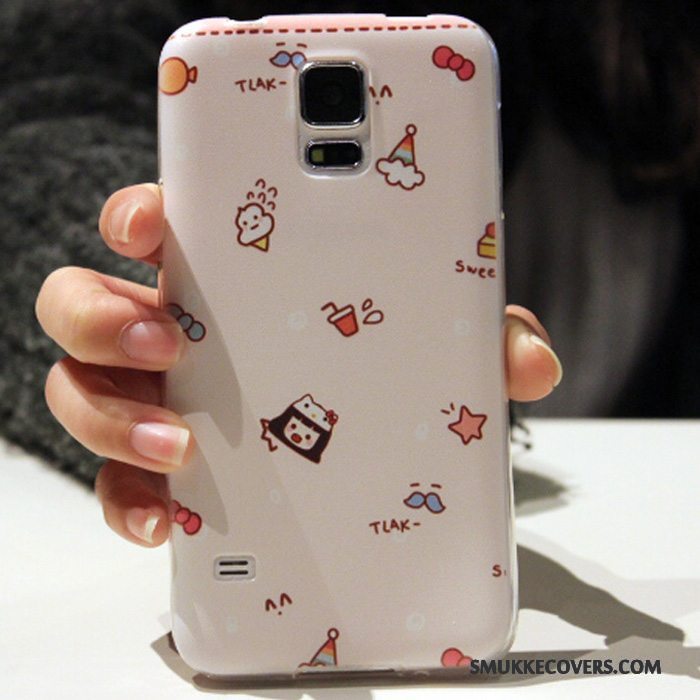 Etui Samsung Galaxy S5 Beskyttelse Anti-fald Telefon, Cover Samsung Galaxy S5 Blød Lyseblå