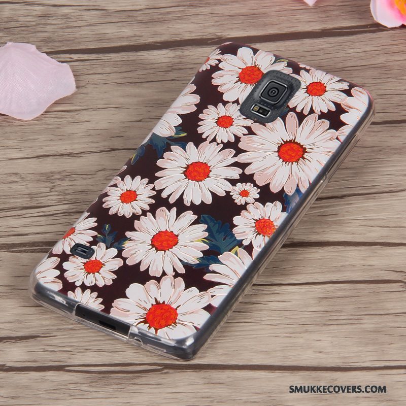 Etui Samsung Galaxy S5 Beskyttelse Rød Anti-fald, Cover Samsung Galaxy S5 Blød Telefon