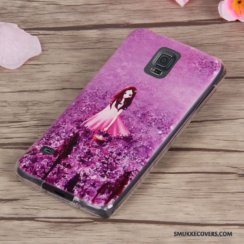 Etui Samsung Galaxy S5 Beskyttelse Rød Anti-fald, Cover Samsung Galaxy S5 Blød Telefon