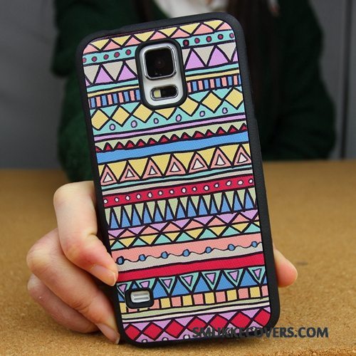 Etui Samsung Galaxy S5 Blød Hård Bagdæksel, Cover Samsung Galaxy S5 Farve Nubuck Ramme