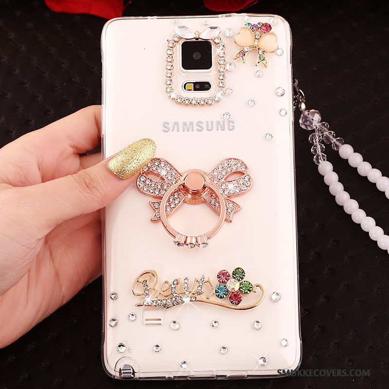 Etui Samsung Galaxy S5 Blød Hængende Ornamenter Telefon, Cover Samsung Galaxy S5 Silikone Guld Ring