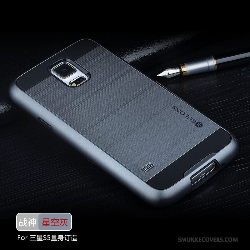 Etui Samsung Galaxy S5 Blød Telefontrend, Cover Samsung Galaxy S5 Silikone Klud Ramme