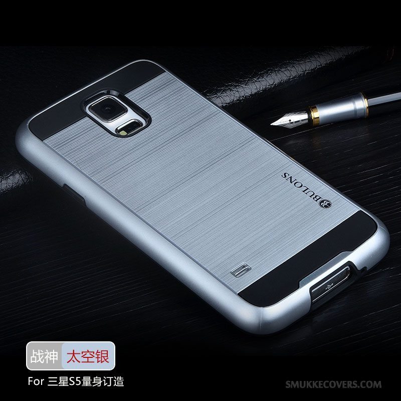 Etui Samsung Galaxy S5 Blød Telefontrend, Cover Samsung Galaxy S5 Silikone Klud Ramme