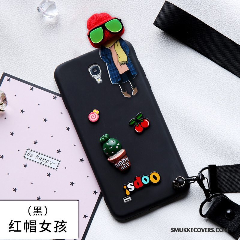 Etui Samsung Galaxy S5 Cartoon Telefonsort, Cover Samsung Galaxy S5 Beskyttelse Smuk Anti-fald