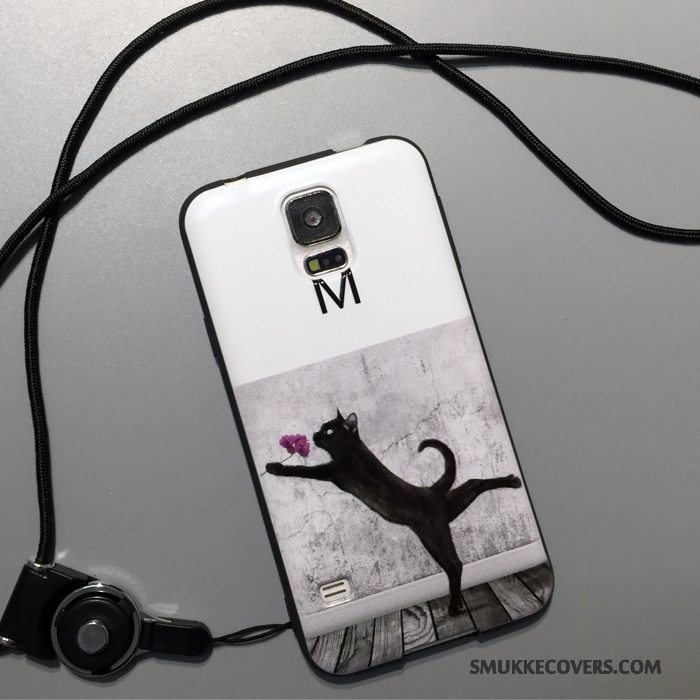 Etui Samsung Galaxy S5 Cartoon Trend Smuk, Cover Samsung Galaxy S5 Tasker Anti-fald Telefon