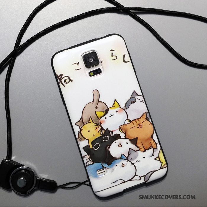 Etui Samsung Galaxy S5 Cartoon Trend Smuk, Cover Samsung Galaxy S5 Tasker Anti-fald Telefon