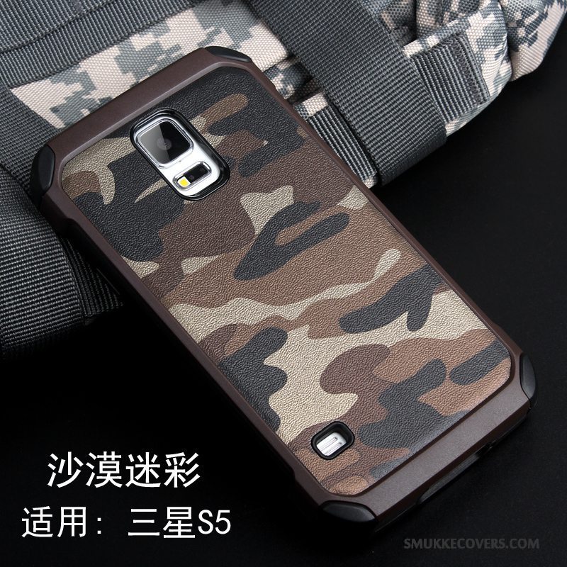 Etui Samsung Galaxy S5 Kreativ Af Personlighed Camouflage, Cover Samsung Galaxy S5 Silikone Telefonanti-fald