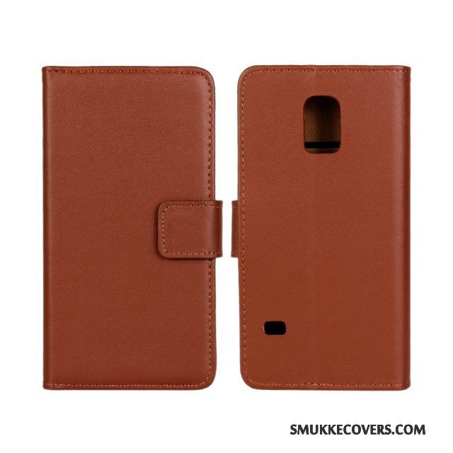 Etui Samsung Galaxy S5 Læder Rød Telefon, Cover Samsung Galaxy S5 Beskyttelse