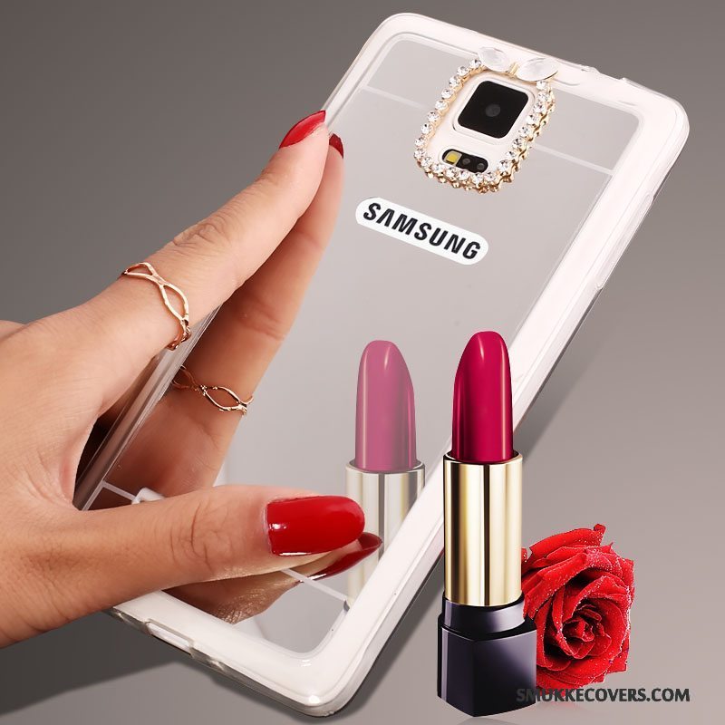 Etui Samsung Galaxy S5 Silikone Spejl Telefon, Cover Samsung Galaxy S5 Strass Guld