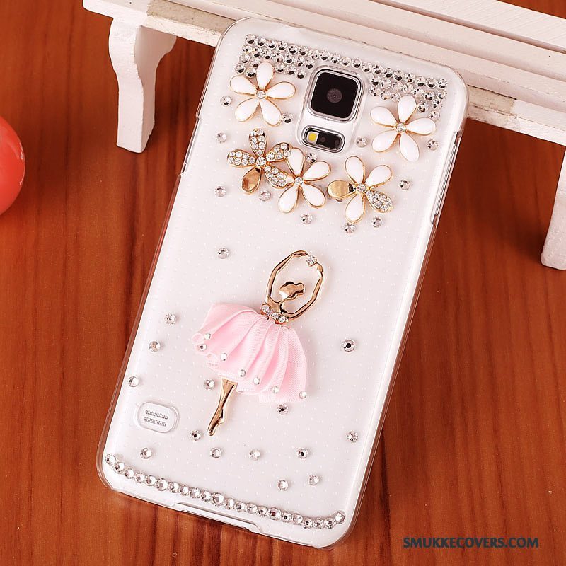 Etui Samsung Galaxy S5 Strass Hård Telefon, Cover Samsung Galaxy S5 Beskyttelse Trend Lilla