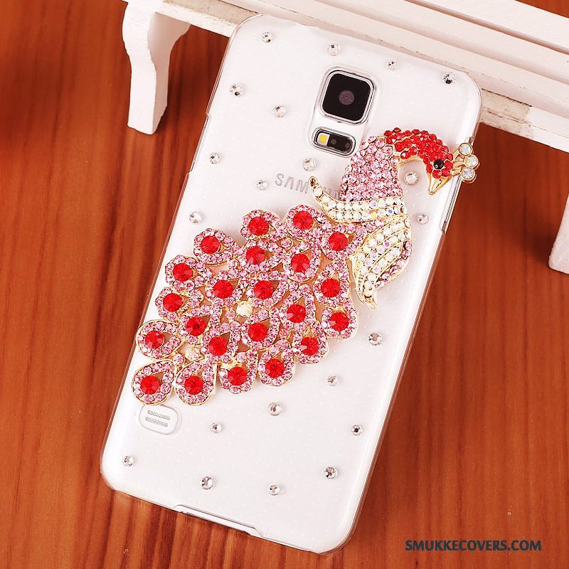 Etui Samsung Galaxy S5 Strass Hård Telefon, Cover Samsung Galaxy S5 Beskyttelse Trend Lilla