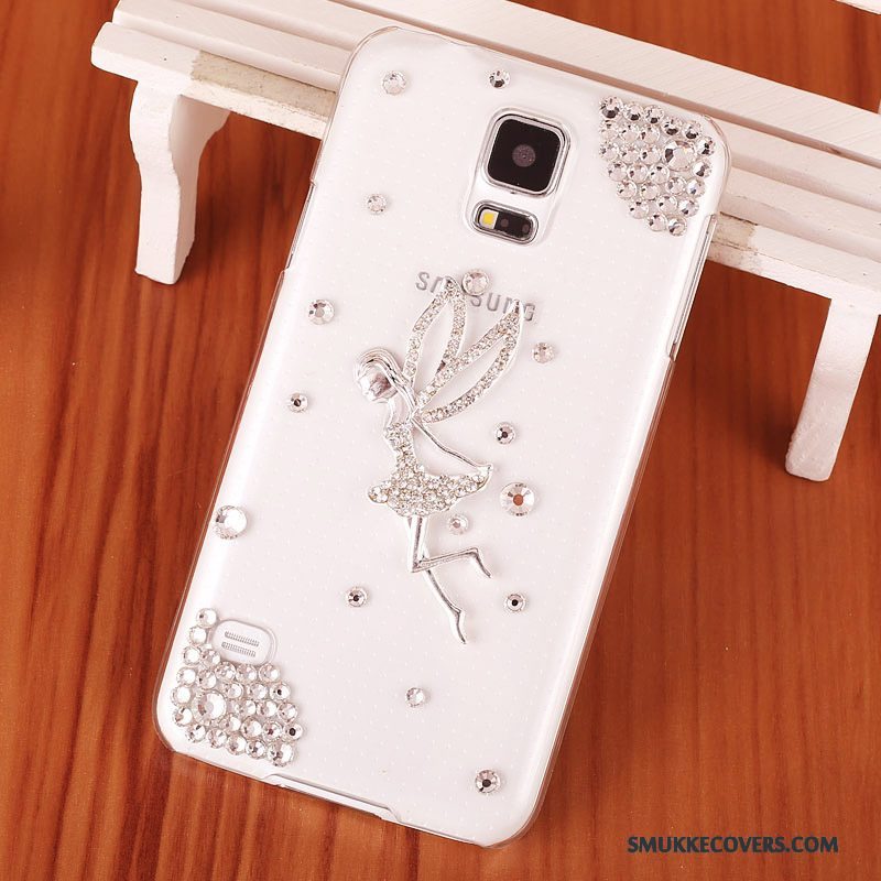 Etui Samsung Galaxy S5 Strass Hård Telefon, Cover Samsung Galaxy S5 Beskyttelse Trend Lilla