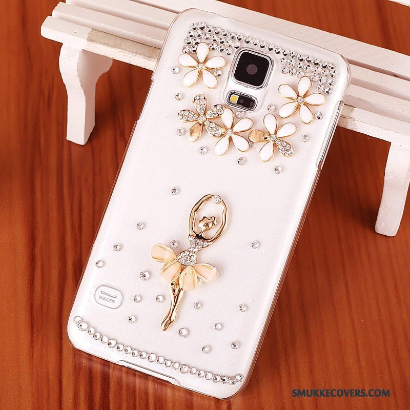 Etui Samsung Galaxy S5 Strass Hård Telefon, Cover Samsung Galaxy S5 Beskyttelse Trend Lilla