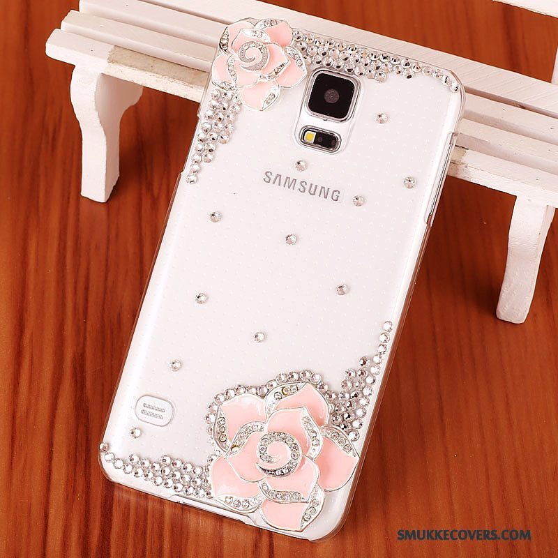 Etui Samsung Galaxy S5 Strass Hård Telefon, Cover Samsung Galaxy S5 Beskyttelse Trend Lilla