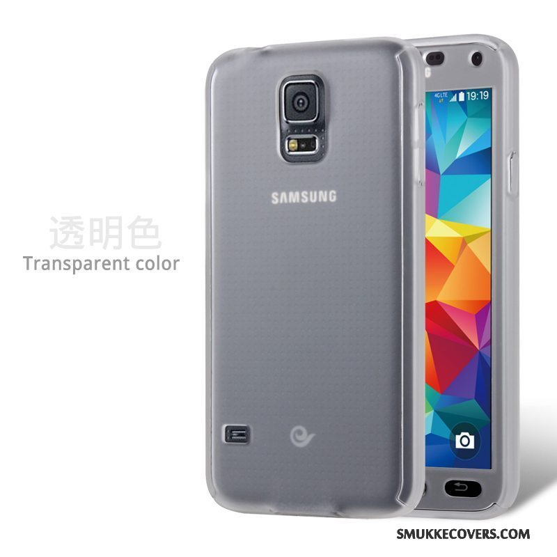 Etui Samsung Galaxy S5 Tasker Nubuck Guld, Cover Samsung Galaxy S5 Simple Anti-fald