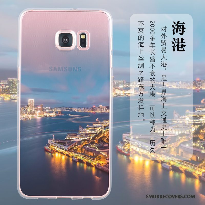 Etui Samsung Galaxy S6 Beskyttelse Lyserød Telefon, Cover Samsung Galaxy S6 Tasker Anti-fald