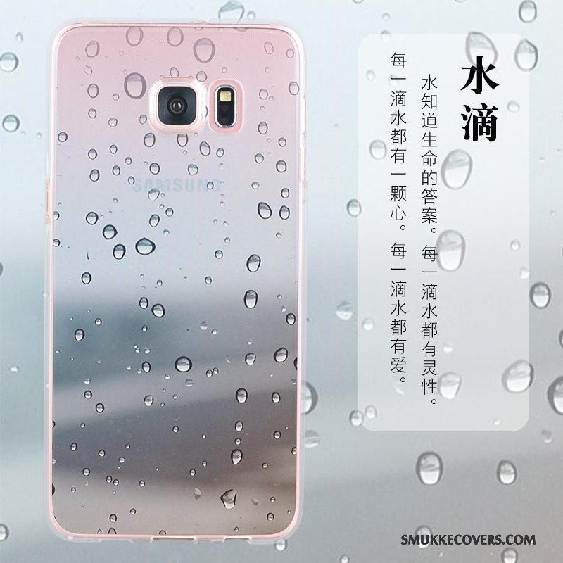 Etui Samsung Galaxy S6 Beskyttelse Lyserød Telefon, Cover Samsung Galaxy S6 Tasker Anti-fald