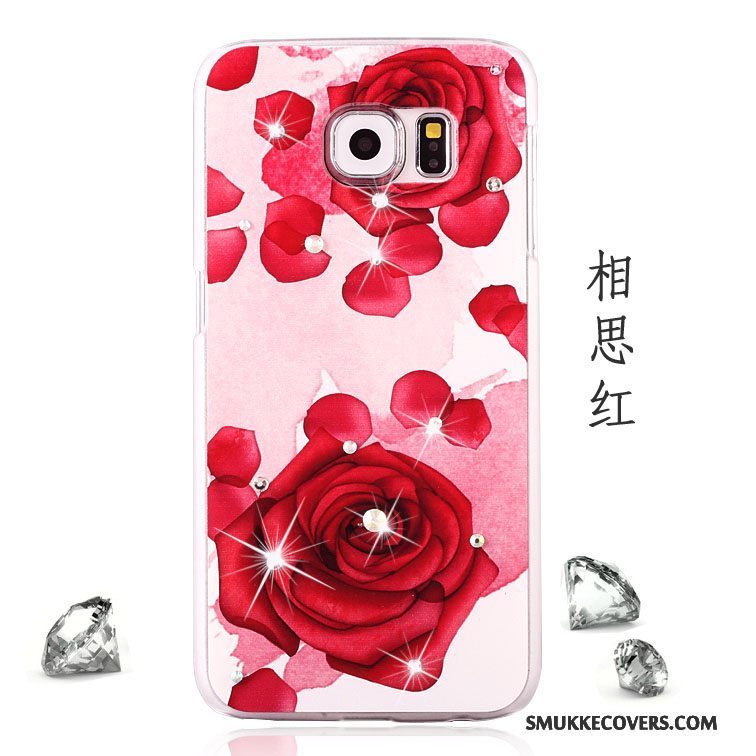 Etui Samsung Galaxy S6 Beskyttelse Nubuck Trend, Cover Samsung Galaxy S6 Malet Telefonanti-fald