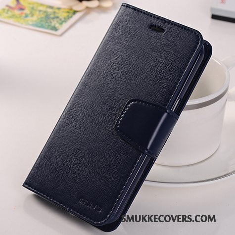 Etui Samsung Galaxy S6 Beskyttelse Telefonlyseblå, Cover Samsung Galaxy S6 Læder