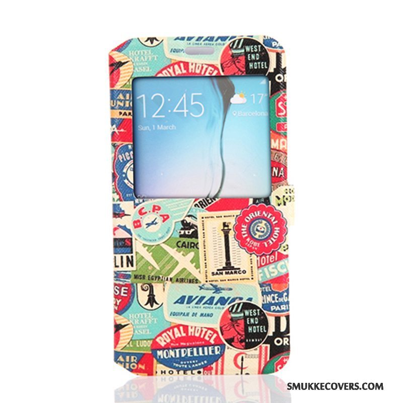 Etui Samsung Galaxy S6 Beskyttelse Telefontrend, Cover Samsung Galaxy S6 Blød Åbn Vindue