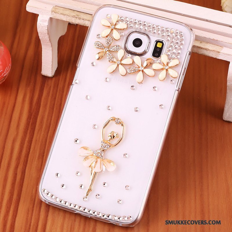 Etui Samsung Galaxy S6 Edge + Beskyttelse Krystal Telefon, Cover Samsung Galaxy S6 Edge + Rød