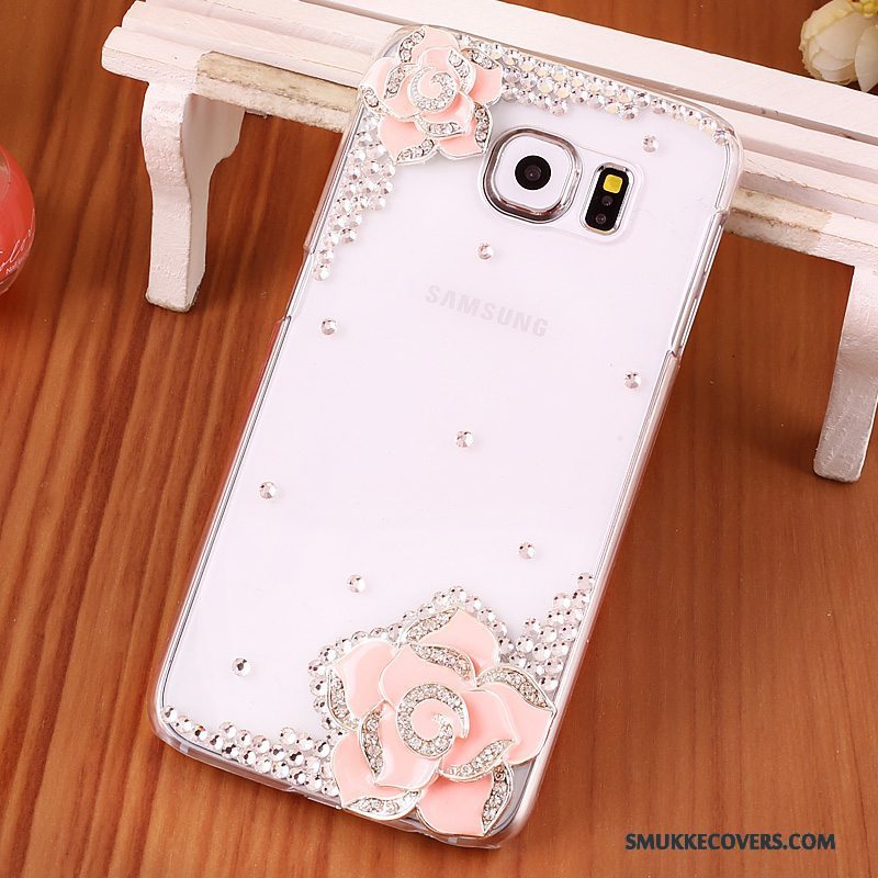 Etui Samsung Galaxy S6 Edge + Beskyttelse Krystal Telefon, Cover Samsung Galaxy S6 Edge + Rød