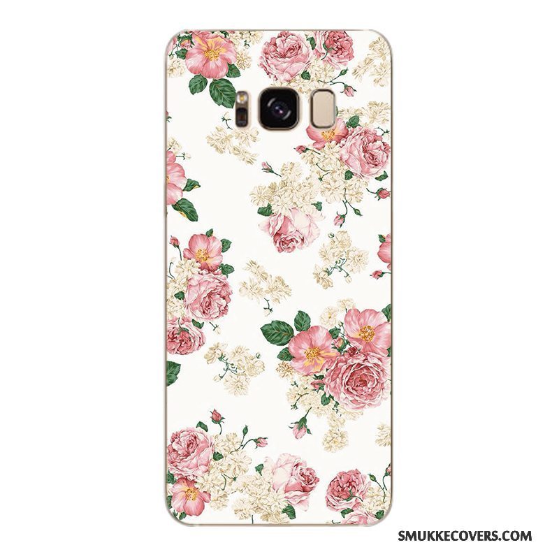 Etui Samsung Galaxy S6 Edge + Blød Trendy Gul, Cover Samsung Galaxy S6 Edge + Beskyttelse Blomster Telefon