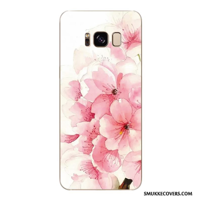 Etui Samsung Galaxy S6 Edge + Blød Trendy Gul, Cover Samsung Galaxy S6 Edge + Beskyttelse Blomster Telefon