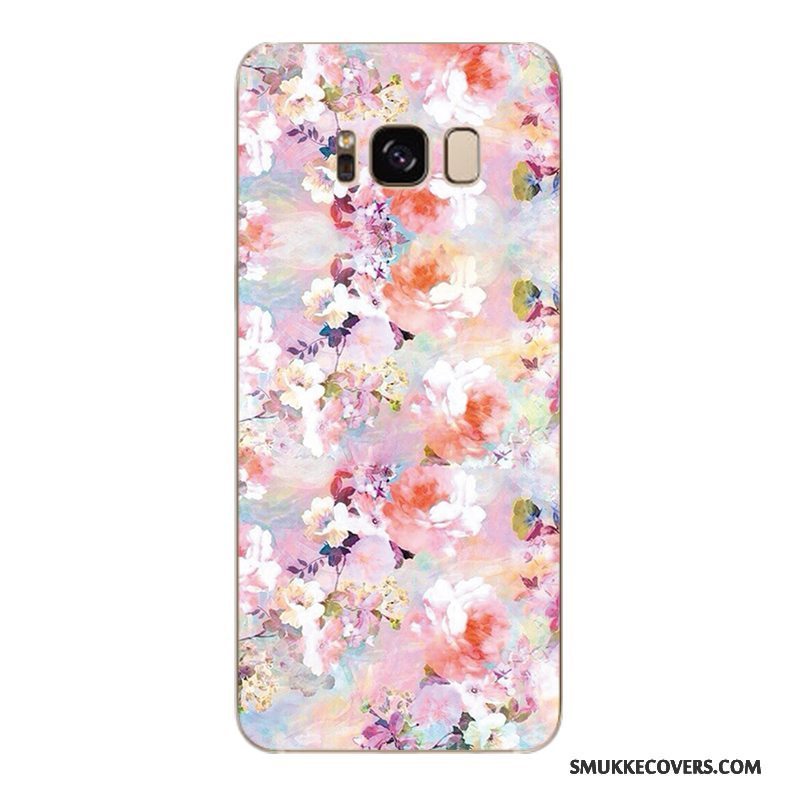 Etui Samsung Galaxy S6 Edge + Blød Trendy Gul, Cover Samsung Galaxy S6 Edge + Beskyttelse Blomster Telefon