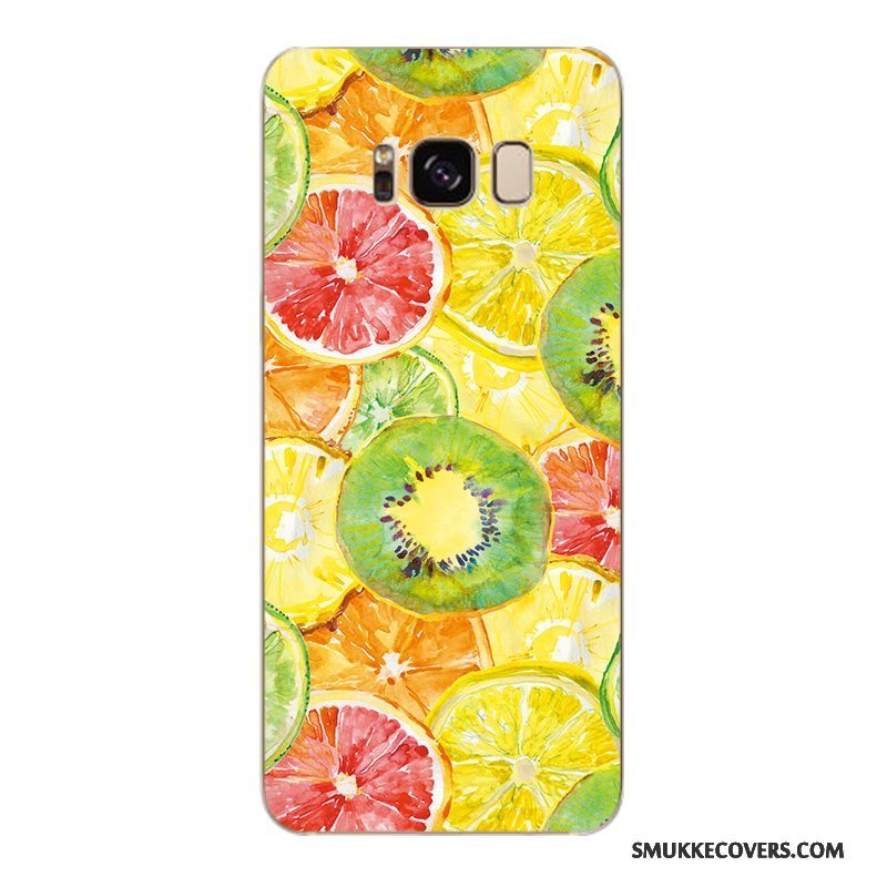 Etui Samsung Galaxy S6 Edge + Blød Trendy Gul, Cover Samsung Galaxy S6 Edge + Beskyttelse Blomster Telefon