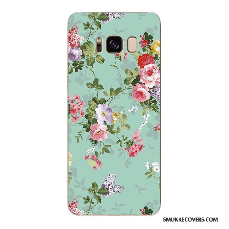 Etui Samsung Galaxy S6 Edge + Blød Trendy Gul, Cover Samsung Galaxy S6 Edge + Beskyttelse Blomster Telefon