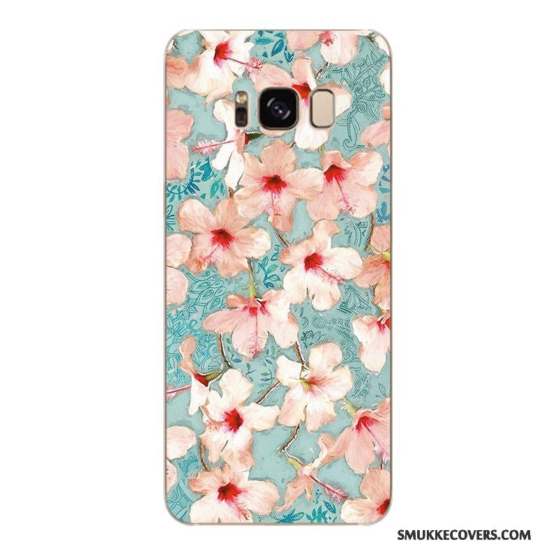 Etui Samsung Galaxy S6 Edge + Blød Trendy Gul, Cover Samsung Galaxy S6 Edge + Beskyttelse Blomster Telefon