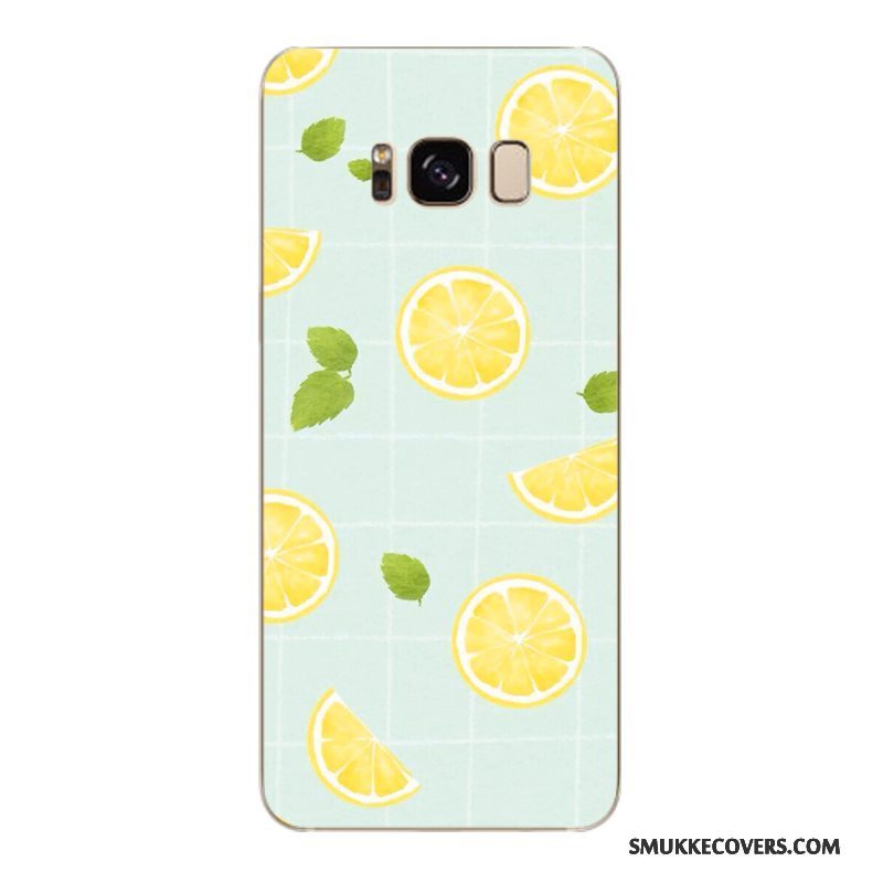 Etui Samsung Galaxy S6 Edge + Blød Trendy Gul, Cover Samsung Galaxy S6 Edge + Beskyttelse Blomster Telefon