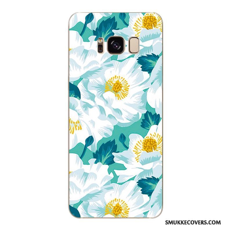 Etui Samsung Galaxy S6 Edge + Blød Trendy Gul, Cover Samsung Galaxy S6 Edge + Beskyttelse Blomster Telefon