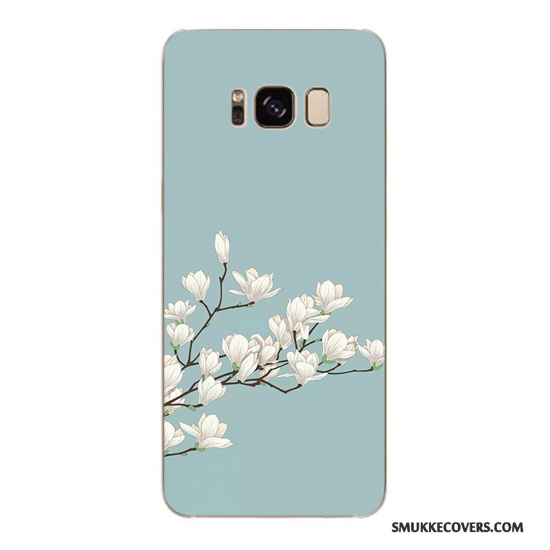 Etui Samsung Galaxy S6 Edge + Blød Trendy Gul, Cover Samsung Galaxy S6 Edge + Beskyttelse Blomster Telefon