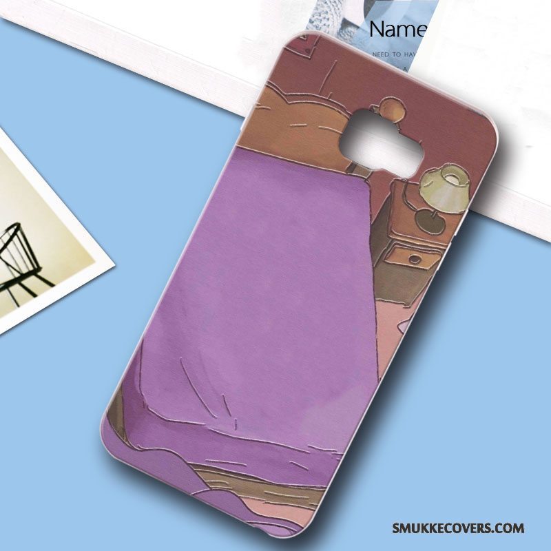 Etui Samsung Galaxy S6 Edge + Cartoon Ny Anti-fald, Cover Samsung Galaxy S6 Edge + Kreativ Telefonhård