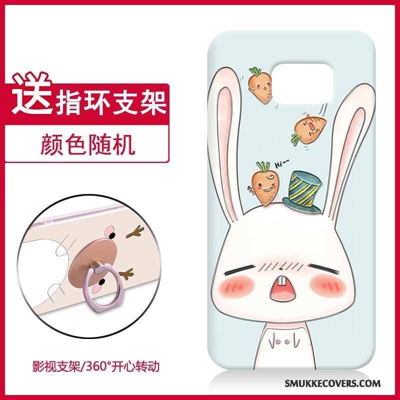 Etui Samsung Galaxy S6 Edge + Cartoon Telefonny, Cover Samsung Galaxy S6 Edge + Beskyttelse Hård Anti-fald