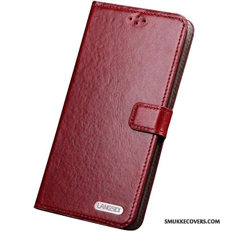 Etui Samsung Galaxy S6 Edge + Folio Anti-fald Telefon, Cover Samsung Galaxy S6 Edge + Beskyttelse Blå